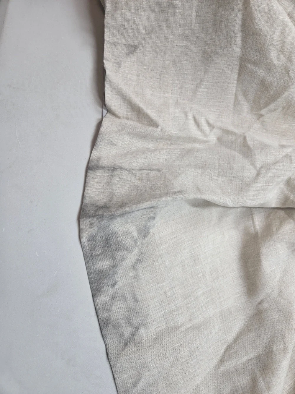 QUINCE Set Of 2 48x108 European Linen True Blackout Curtains Flax 0044